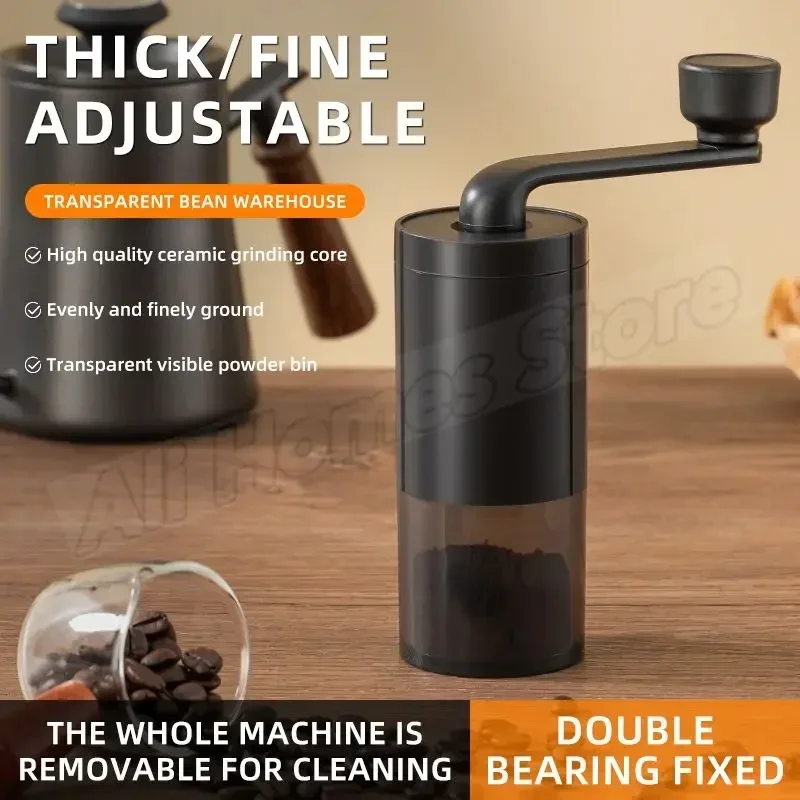 Burr Hand Grinder - Molinillo de Café Manual Ajustable con