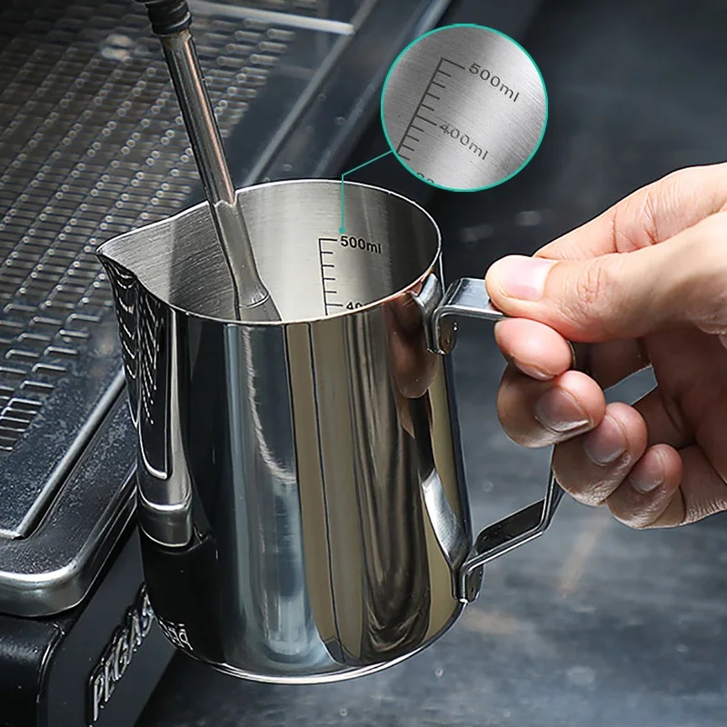 Barista Milk Jug - Jarra para espumar leche de acero