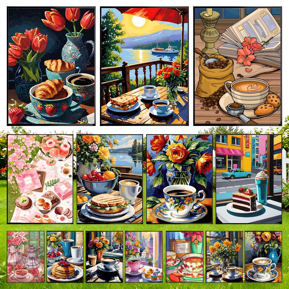 Coffee Tea Images - Póster de diseño de taza de