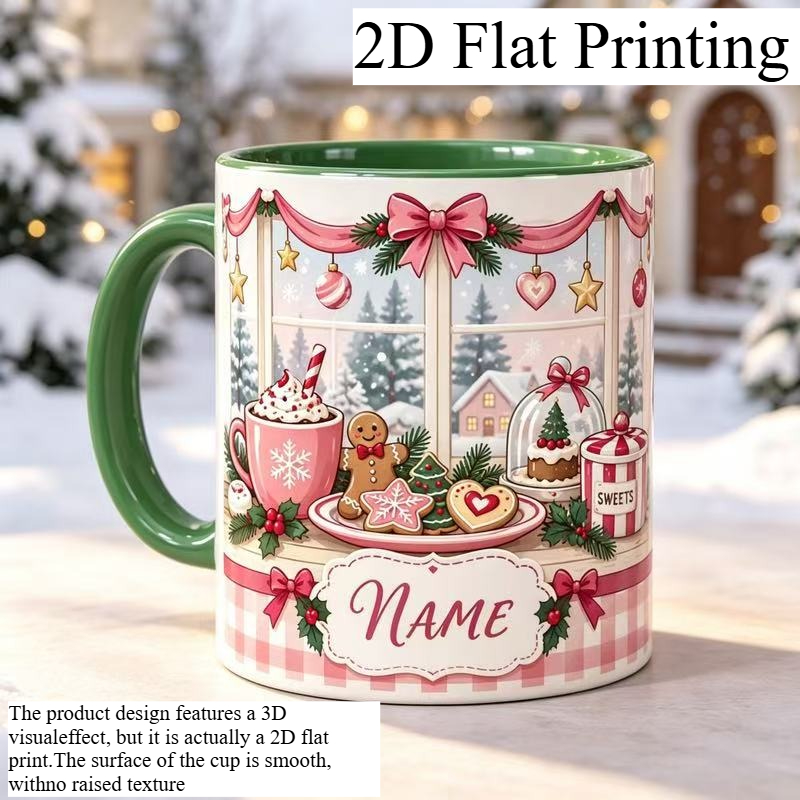 Coffee Tea Name - Taza de cerámica con texto personalizado,