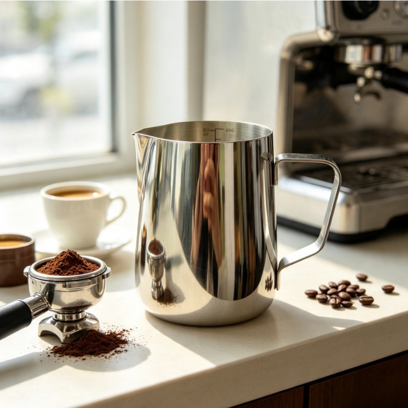 Barista Milk Jug - Jarra para espumar leche, jarra de