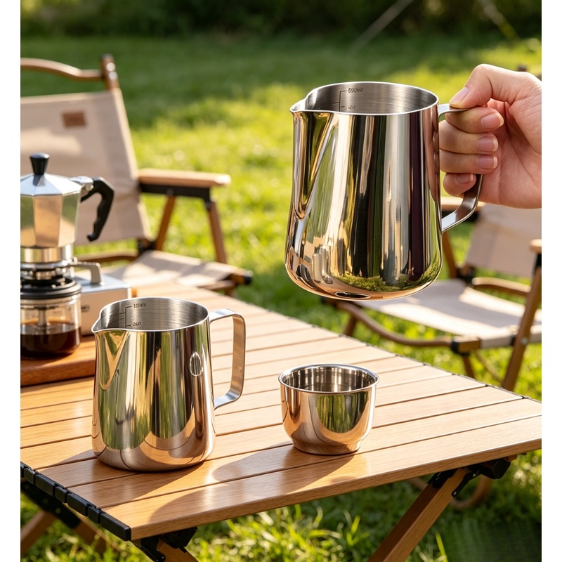 Jarra para espumar leche de ac - Barista Milk Jug reseña y precio