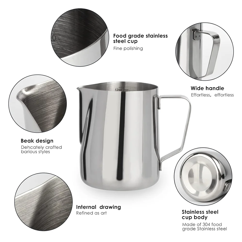 Jarra para espumar leche, 350/ - Barista Milk Jug reseña y precio