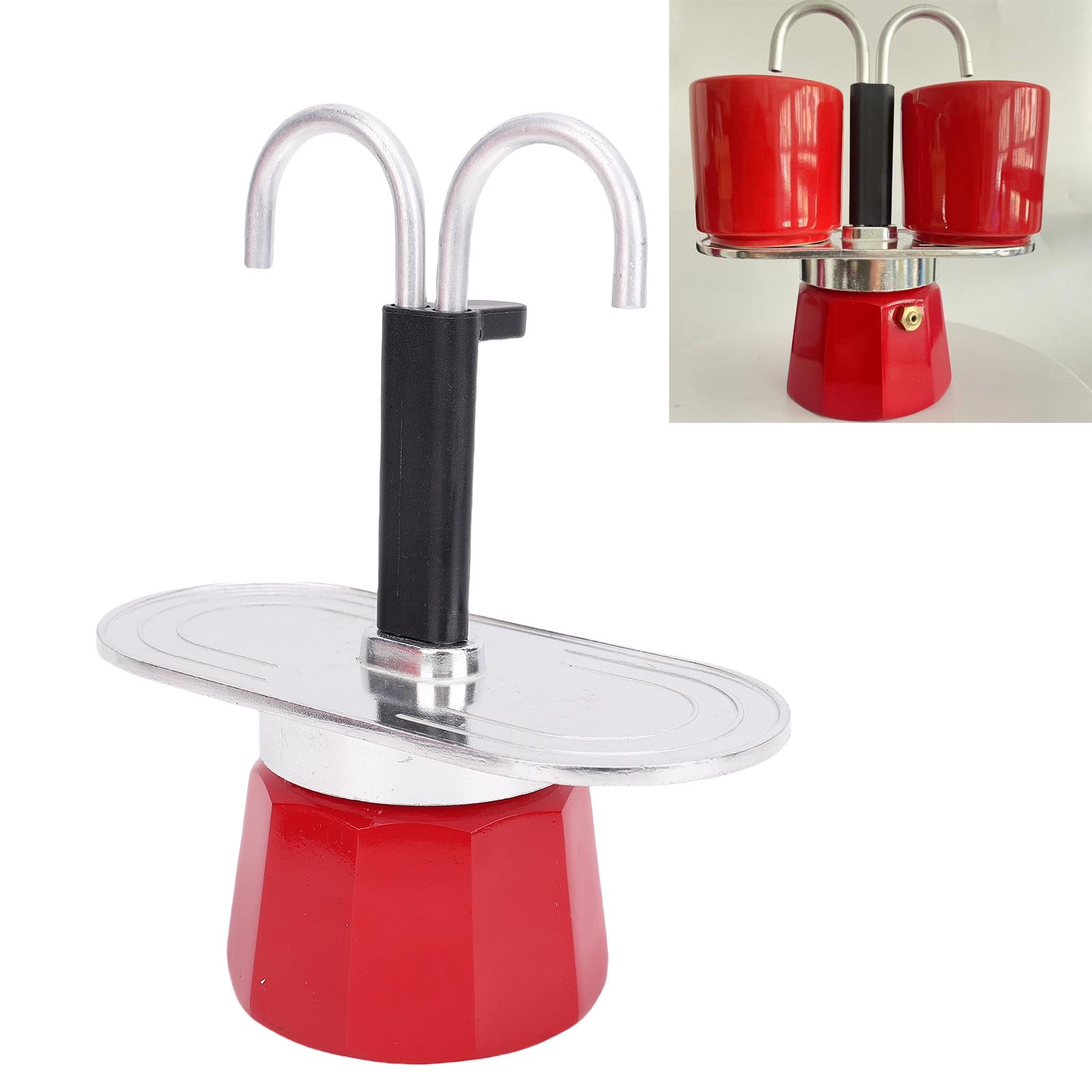 Cafetera Moka Doble para 2 Taz - Moka Pot Stove reseña y precio