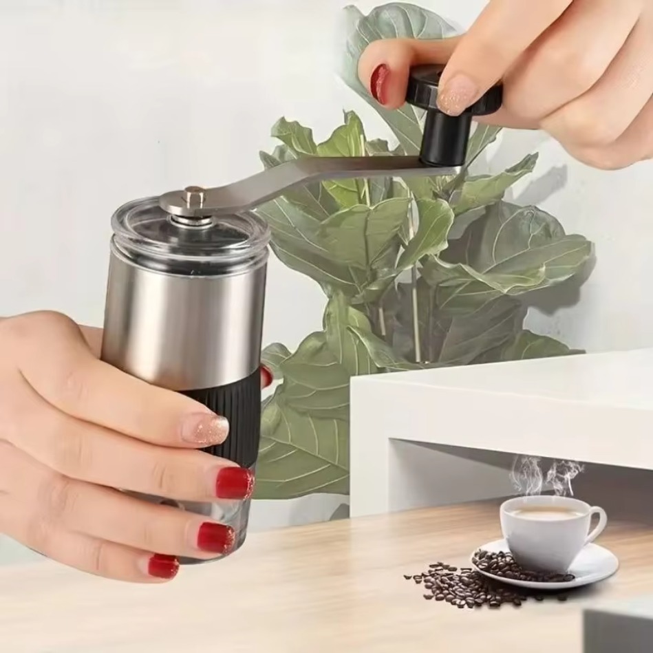 Molinillo de café manual, con  - Burr Hand Grinder reseña y precio